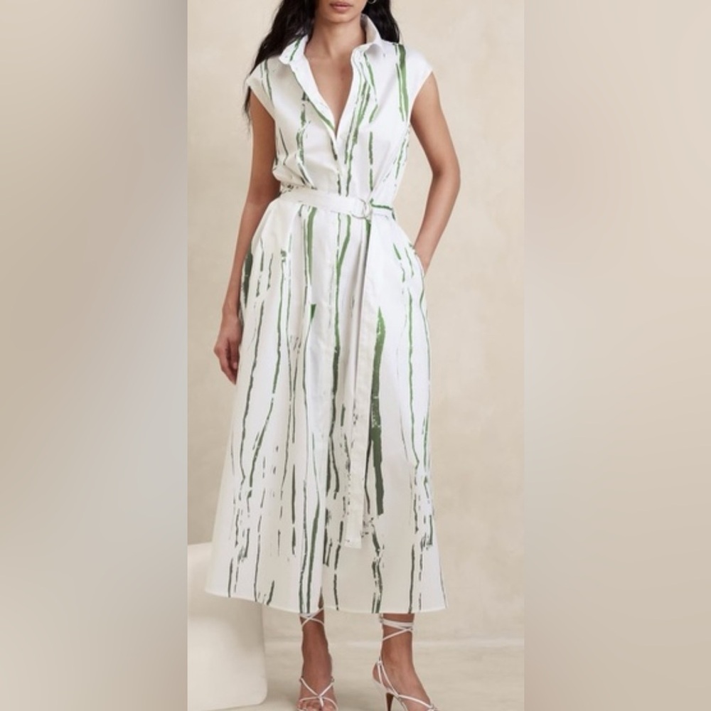 Banana Republic Poplin Shirt Dress